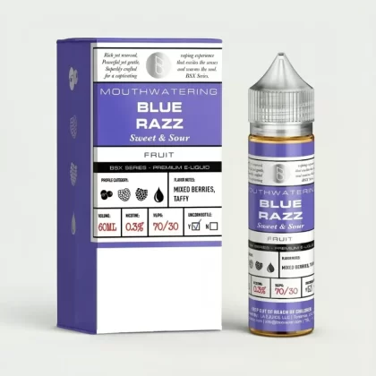 Blue Razz – BSX Series – 60mL – 70% VG – Vape Juice