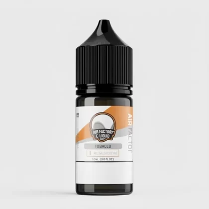 Air Factory Tobacco SALT 30mL Nicotine Salt Made in USA