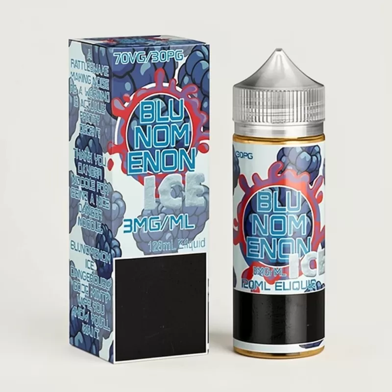 Blunomenon ICE – Nomenon E-Liquids – 120mL 70% VG Blue Razz