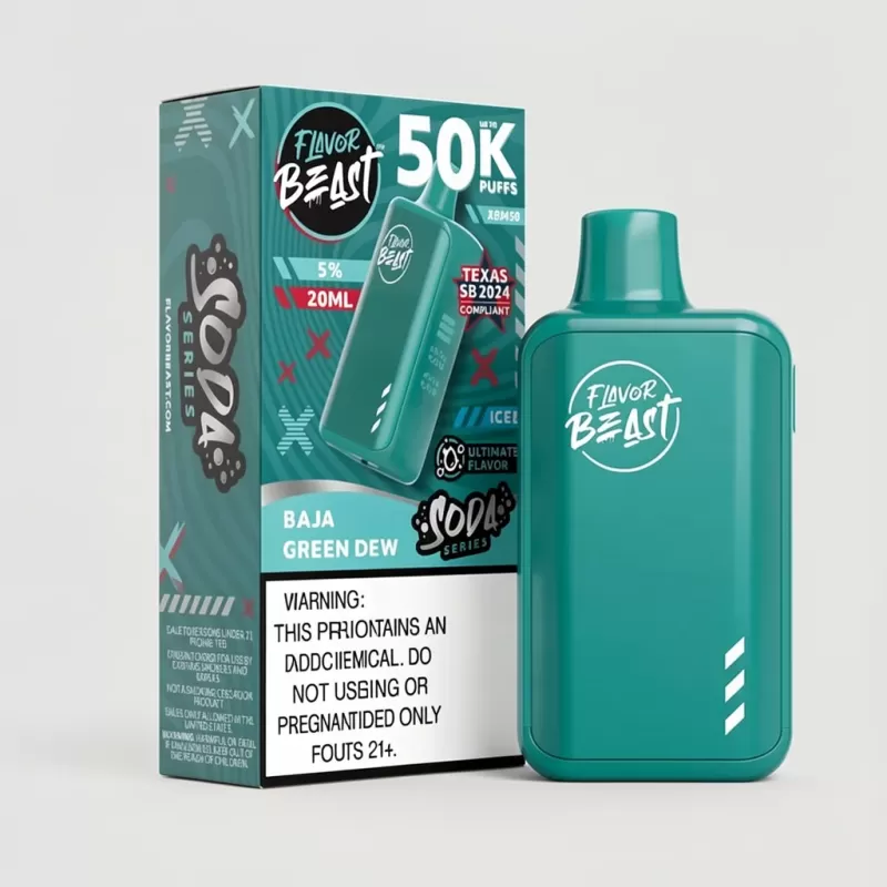 Flavor Beast XBM50 50K Disposable 850mAh Rechargeable Vape