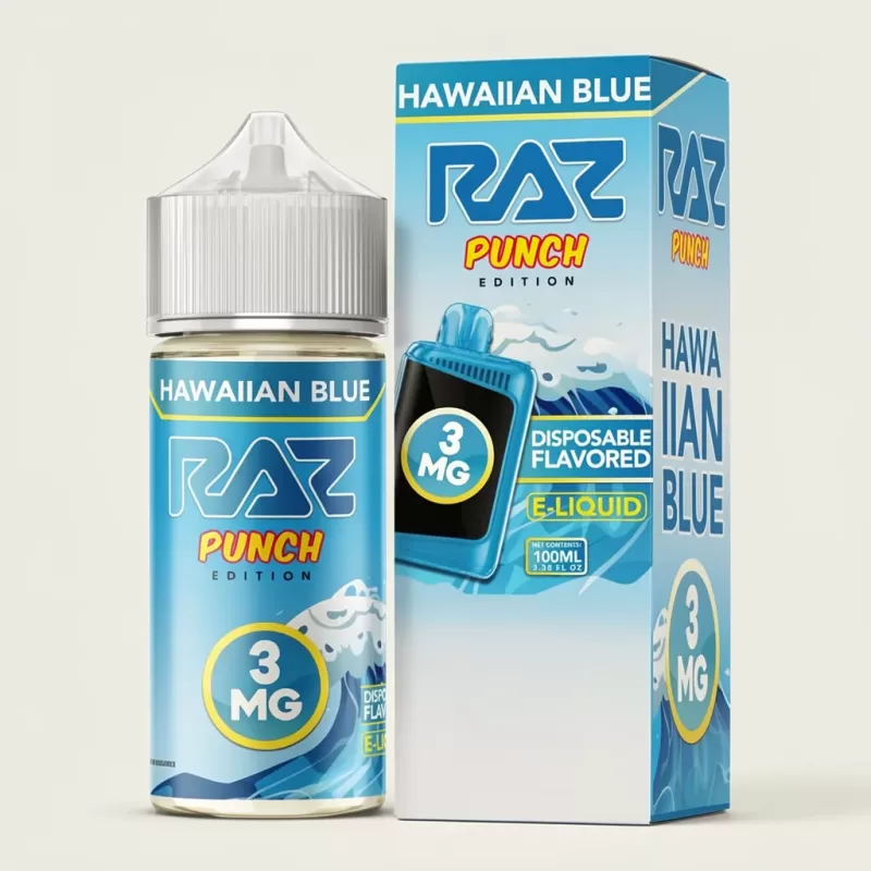 Hawaiian Blue Pod Juice x RAZ LTX 100mL Freebase Vape Juice