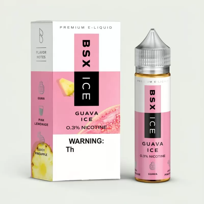 Guava ICE – BSX ICE – 60mL Synthetic Nicotine E-Liquid