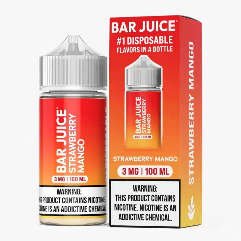 Strawberry Mango – Bar Juice – 100mL Freebase Vape Juice