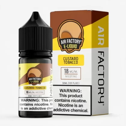 Custard Tobacco SALT – Air Factory 30mL Made in USA Vape