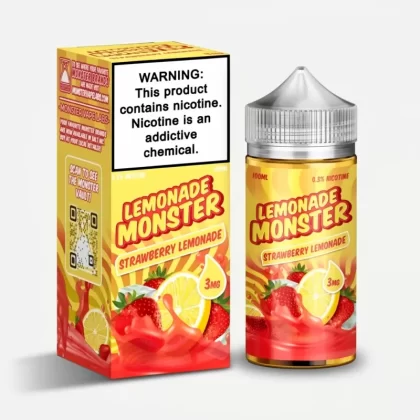 Strawberry Lemonade – Lemonade Monster – 100mL USA Eliquid