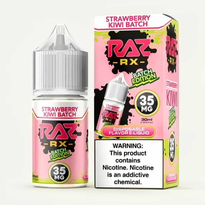 Strawberry Kiwi Batch SALT Pod Juice x RAZ RX 30mL USA Vape