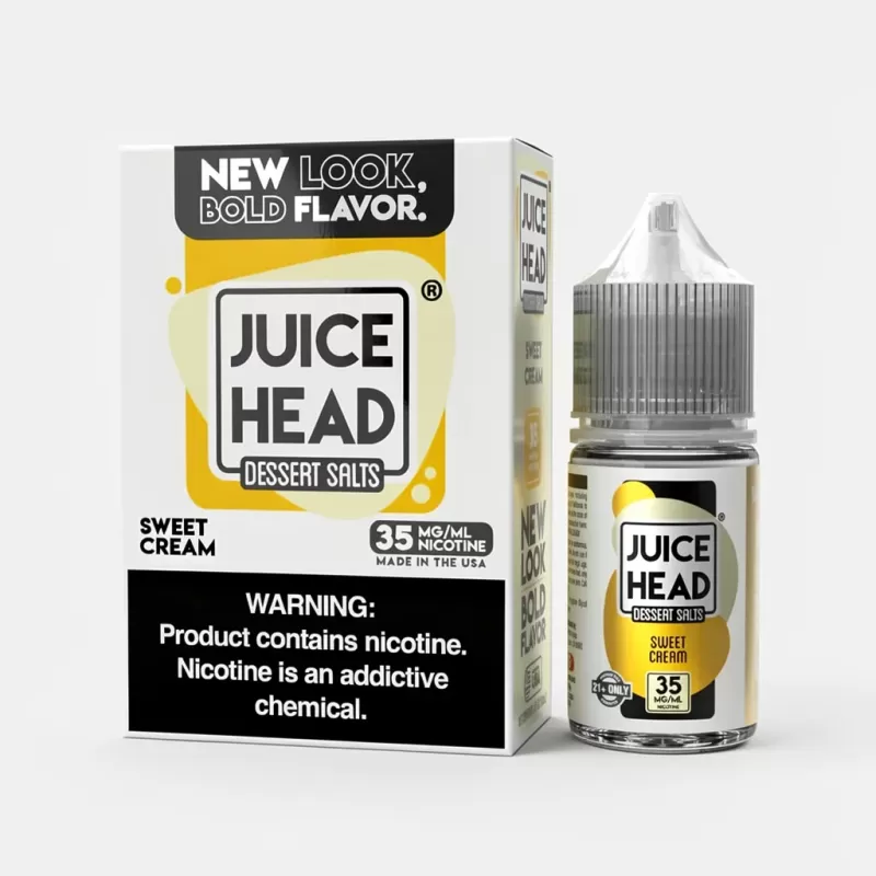 Juice Head Sweet Cream Salt 30mL 60/40 VG/PG – Vanilla Vape