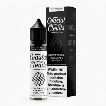 Strawberry Pineapple Coconut Vape Juice 60mL Coastal Clouds
