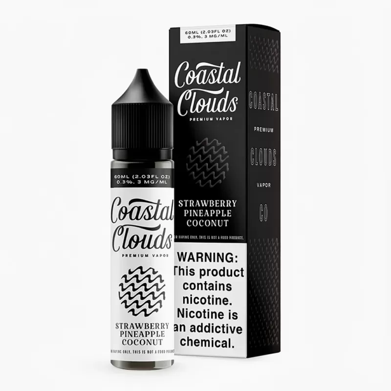 Strawberry Pineapple Coconut Vape Juice 60mL Coastal Clouds