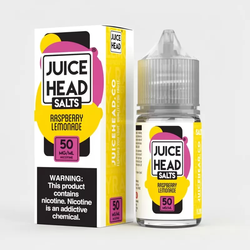 Juice Head Raspberry Lemonade Nicotine Salt Vape Juice 30mL - Image 2