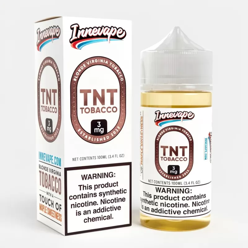 TNT Tobacco 100mL Maple Tobacco E-Liquid
