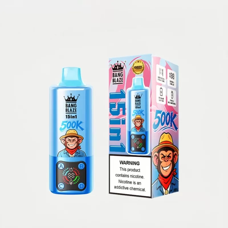 BANG BLAZE 500K Puffs 15in1 – Mesh Coil Disposable Vape