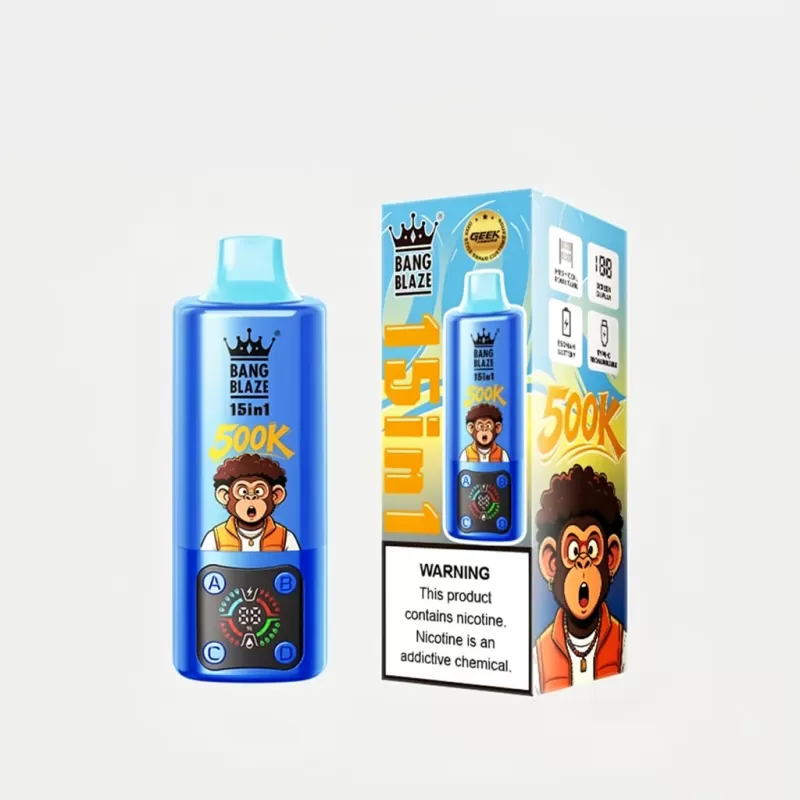 BANG BLAZE 500K Puffs 15in1 – Mesh Coil Disposable Vape - Image 3