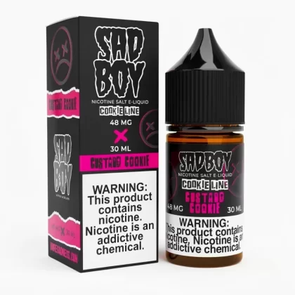 Sadboy Custard Cookie Salt 30mL Pod-Based eJuice