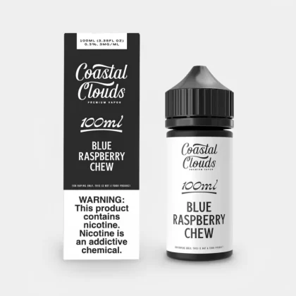 Blue Raspberry Chew – Coastal Clouds – 100mL 70% VG ejuice