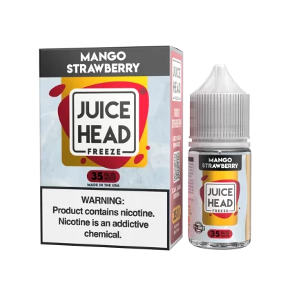 Juice Head Freeze Salt Mango Strawberry eJuice | 30mL