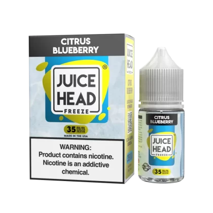 Juice Head Freeze Salt Citrus Blueberry eJuice | 30mL