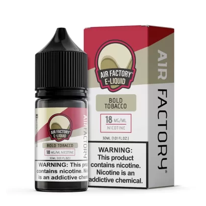 Air Factory Salt Bold Tobacco eJuice | 30mL