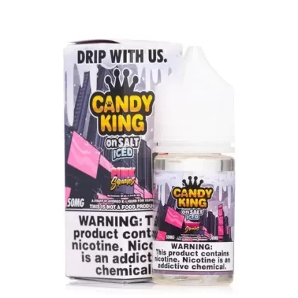 Candy King on Salt Iced Pink Squares eJuice