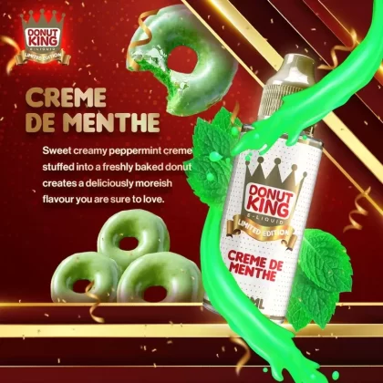 Crème De Menthe E-Liquid by Donut King Limited Edition- 100ml 0mg