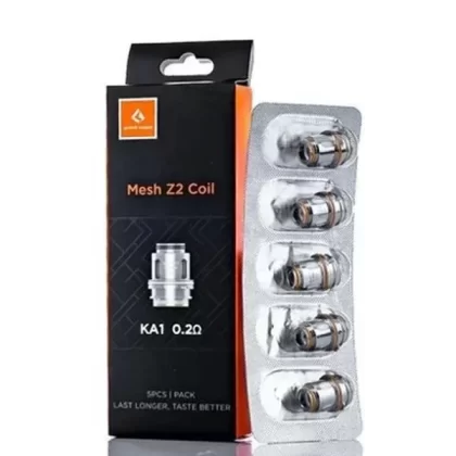 GEEKVAPE ZEUS COILS, Mesh Z1 0.4Ω & Z2 0.2Ω KA1 Replacements, 5 Pack