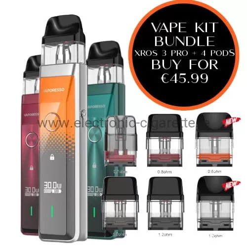 Vaporesso XROS Pro Pod Kit + 4 × XROS Pods Bundle