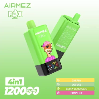 Airmez Fox 120K Puffs – Rechargeable Disposable Vape