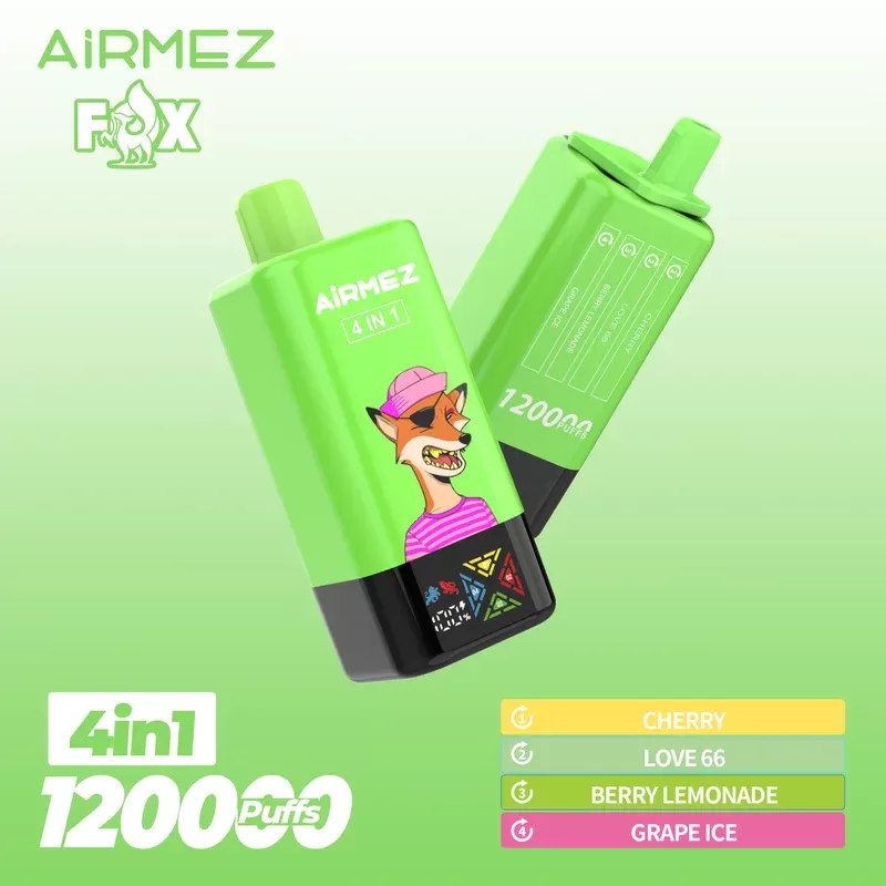 Airmez Fox 120K Puffs – Rechargeable Disposable Vape