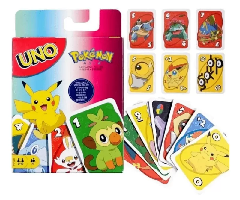 Pokémon UNO Family Card Game by Mattel – UK Seller (Brand Sealed)