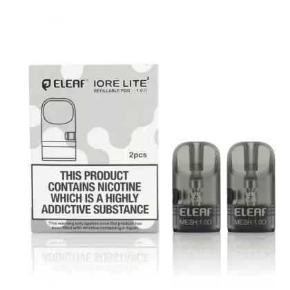 Eleaf IORE Lite 2 Replacement Pods Refillable Pods with 1.0Ω Mesh Coil