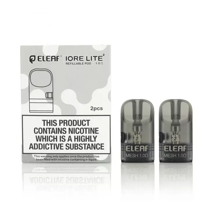Eleaf IORE Lite 2 Replacement Pods Refillable Pods with 1.0Ω Mesh Coil