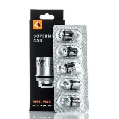 GEEKVAPE SUPERMESH COILS X1, 0.2Ω, for Shield, Aero, Cerberus, Pk 5