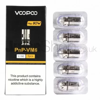 VooPoo PnP-VM6 Coils (0.15Ω)
