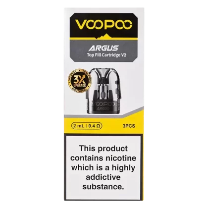 Voopoo Argus -Fill V2 Pods (2ml, 3 Pack) – 0.4Ω / 0.7Ω / 1.0Ω