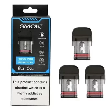Smok NOVO Meshed Pods 0.6Ω & 0.8Ω Replacement Coils Cartridge Pack of