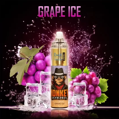 FUMOT Grape Ice Randm Tornado 7000 Puff Bar R and M Pack Of 10 Vape
