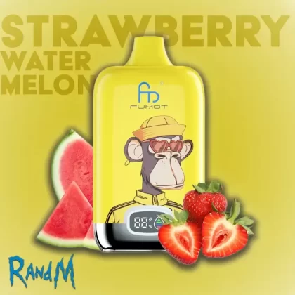 FUMOT Strawberry Watermelon RandM Tornado 12000 Digital Box Disposable
