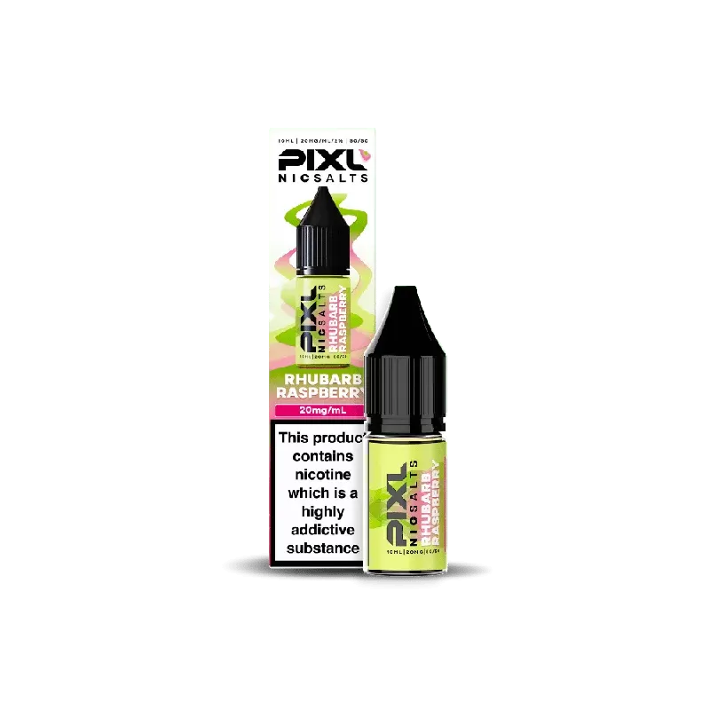 PIXL Nic Salt E-Liquid Rhubarb Raspberry 10ml