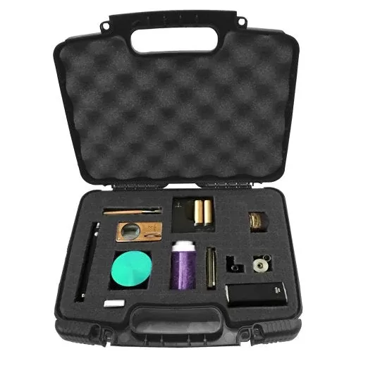 CLOUD/TEN 12″ Hard Travel Case with Padlock Rings and Customizable