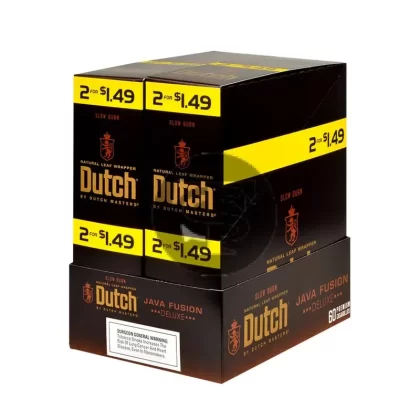Dutch Masters Foil Fresh Java Fusion $1.49 Cigarillos 30 Packs of 2