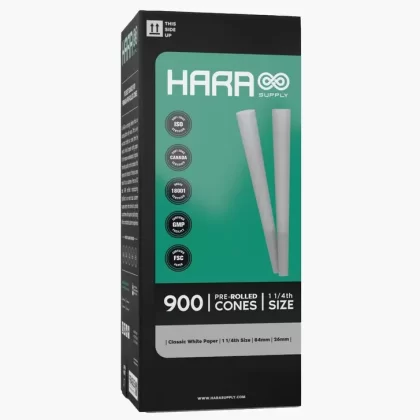 Hara Supply | 1 1/4 Size Pre-Rolled Cones w/ Filter Tip