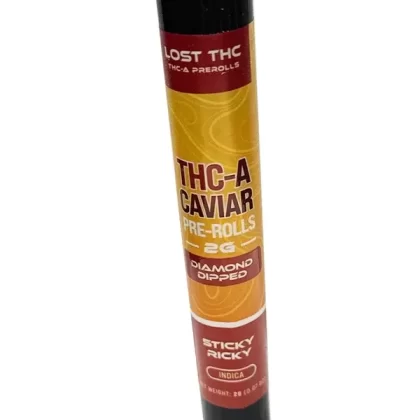 Sticky Ricky Lost THC THC-A Caviar Diamond Dipped Pre-Roll 2G