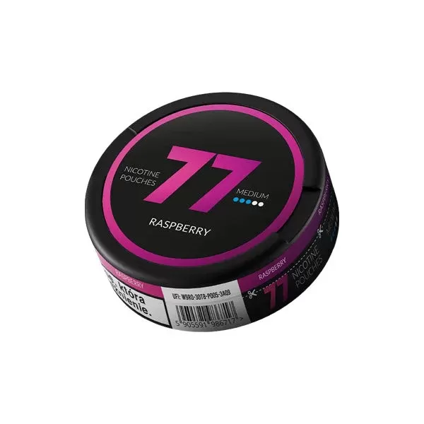 77 Slim Raspberry Nicotine Pouches