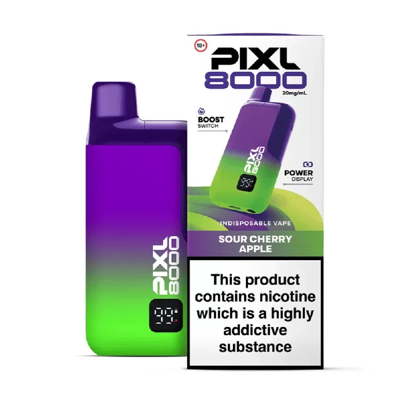 Pixl 8000 Prefilled Pod Kit Sour Cherry Apple