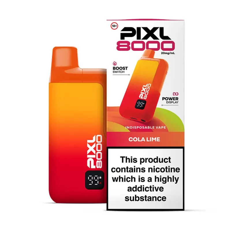 Pixl 8000 Prefilled Pod Kit Cola Lime
