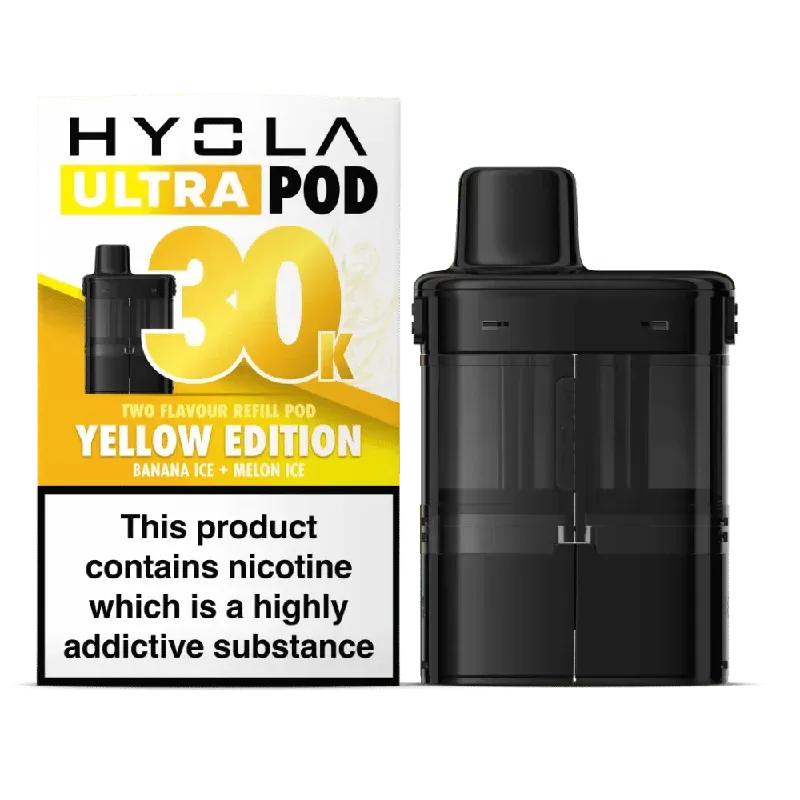 Hyola Ultra 30K Prefilled Replacement Pods Yellow Edition