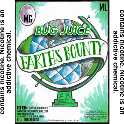 Earths Bounty – Bug Juice 50/50