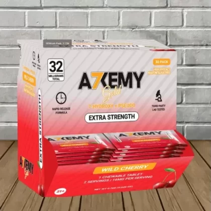 Alkemy Gold 7-Hydroxy + Pseudo Extra Strength Chewable Tablet 32mg