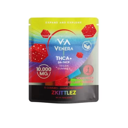 Venera THC-A Zkittlez Gummies – 10,000mg