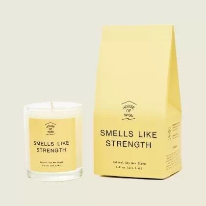 House of Wise Smells Like Strength Candle (5.8oz)